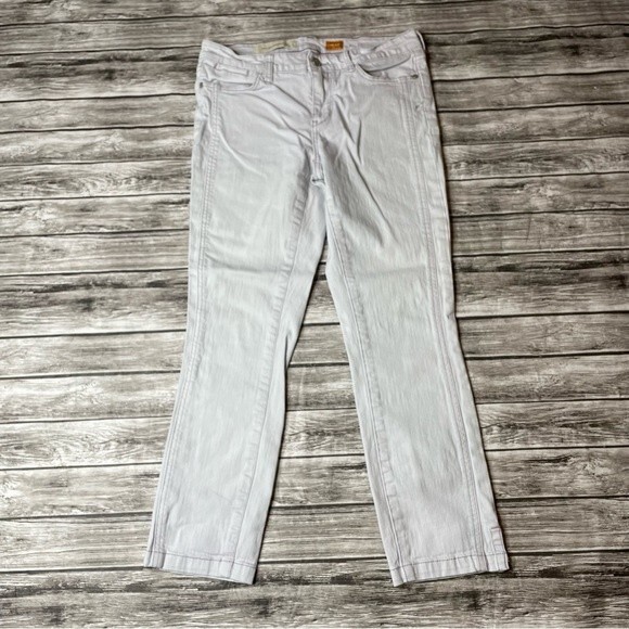 Pilcro and the Letterpress Tuxedo Seam Slim Straight Leg Jeans 27 Light Purple - Picture 2 of 12